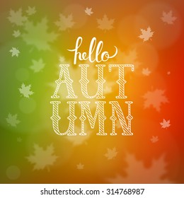 Autumn abstract background