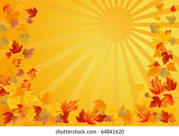 Autumn abstract background