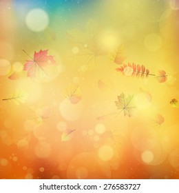 Autumn abstract background. EPS 10 vector file included