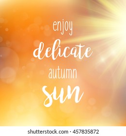 Autumn abstract background. EPS 10 vector file included