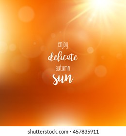 Autumn abstract background. EPS 10 vector file included