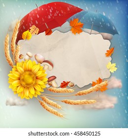 Autumn abstract background. EPS 10 vector file included