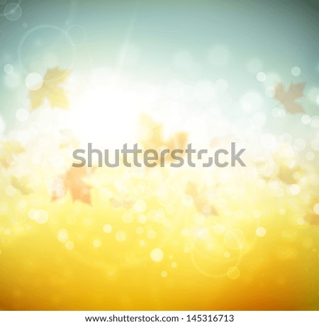 Autumn abstract background. Eps 10