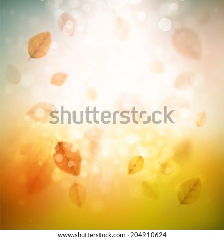 Autumn abstract background, eps 10