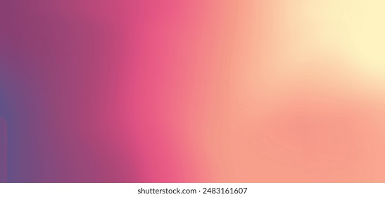 Fondo abstracto de otoño con colores degradados rosa y violeta. Degradado de tonos cálidos con colores borrosos. Ilustración vectorial para su diseño