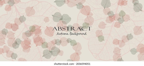 Autumn Abstract background. Soft trend colors. Watercolor Painting Illustration for prints, wall art, cover and invitation cards. Editable vector.