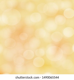 Autumn abstract bokeh background - vector illustration