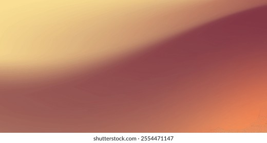 Autumn abstract gradient background with warm orange and red color wave. eps 10