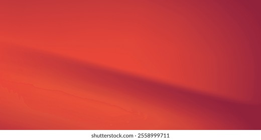 Autumn abstract gradient background with warm orange and red color wave. 