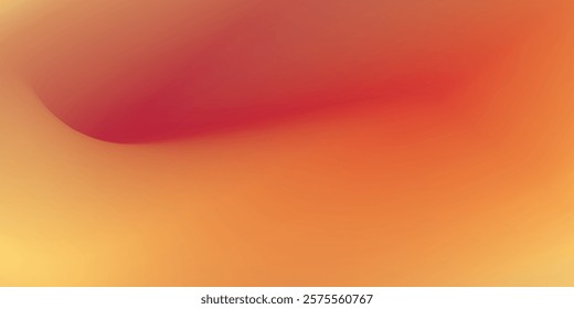 Autumn abstract gradient background with warm orange and red color wave modern background