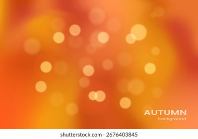Fondo abstracto del gradiente del otoño con la onda naranja y roja calientes del color. Plantilla de Anuncio de luz suave. Brillo y efecto de desenfoque en el tema de otoño. Fondo de pantalla de malla fluida colorida de tono tierra.