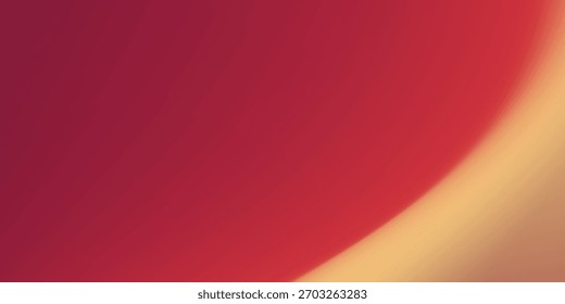 Fundo de gradiente abstrato de outono com laranja quente e vermelho estilo de conceito de onda de cor
