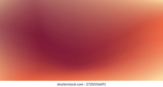 Fondo abstracto del gradiente del otoño con la onda naranja y roja calientes del color. Vector de fondo