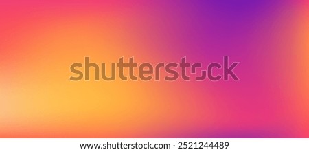 Autumn abstract gradient background with warm orange and pink and violet colors. Vector background