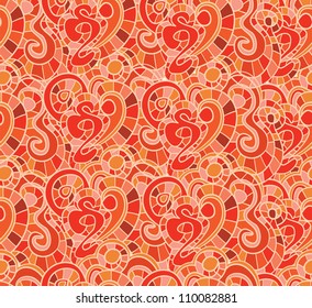 Autumn abstract pattern