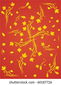 autumn abstract vector background