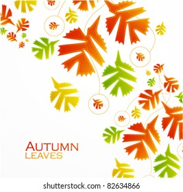 Autumn abstract vector background
