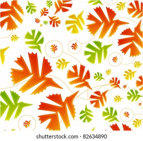 Autumn abstract vector background