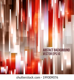 Autumn abstract vector background. Multilayer warm colors design.