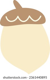 Herbstkorn aus Vektorgrafik von Eichenbaum