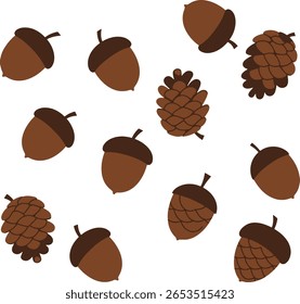 Design de padrão de pinho de milho de outono