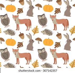 autumn animal background