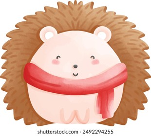 Autumn animal clipart, animal clipart.