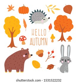 autumn animals leaf gold season