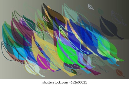 autumn art template