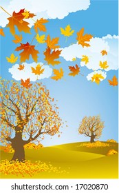 Autumn background #14. Vector.
