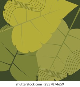 autumn background with beautiful leaf icons. vector illustration for greeting cards, flyers, banners, social media, wallpapers.