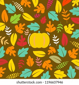 Autumn background. beautiful autumn background with leaves