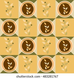 autumn background, beautiful seamless vector autumn patterns collection with leaves, flora and fauna, autumn, beautiful vector texture  autumn leaves and texture round 