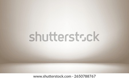 Autumn Background brown wall room studio with shadow on empty floor for product presentation.Vector minimalis soft reflect light,shadow,Winter backdrop design for cosmetic,beauty,fashion showroom 