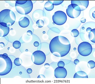Autumn background with circles