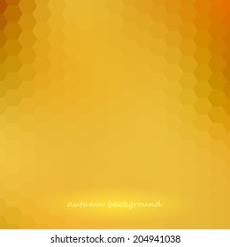 Autumn background. Colorful geometric background with autumn theme. Vector illustration 