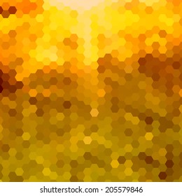 Autumn background. Colorful geometric background with autumn theme. Vector illustration 