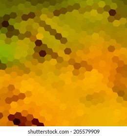 Autumn background. Colorful geometric background with autumn theme. Vector illustration 