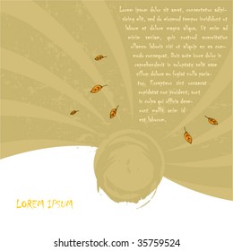Autumn background design series