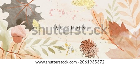 Similar – Image, Stock Photo Colourful leaves in autumn light