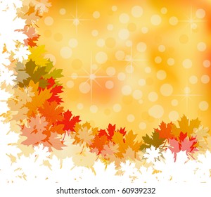 Autumn background - eps 10 vector illustration