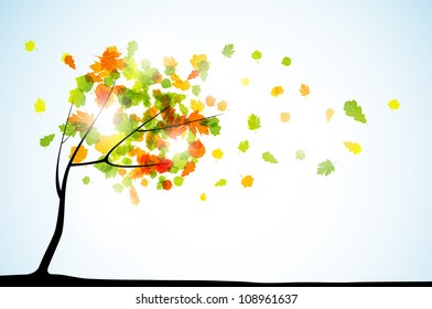 autumn background, eps10
