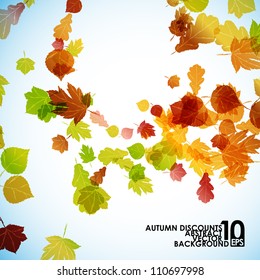 autumn background, eps10