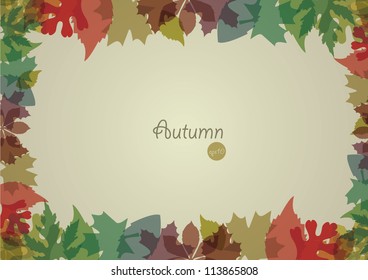 autumn background, eps10