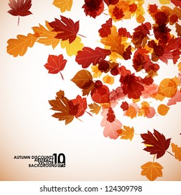 autumn background, eps10