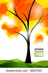 autumn background, eps10