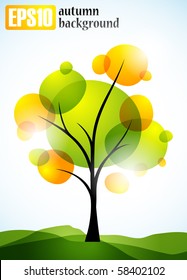 autumn background, eps10