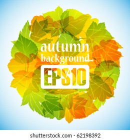 autumn background, eps10