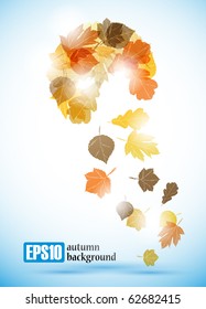 autumn background, eps10