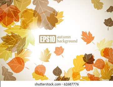 autumn background, eps10